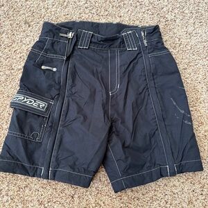 Spyder Thinsulate Youth Full Side Zip Racing Ski Training Shorts
